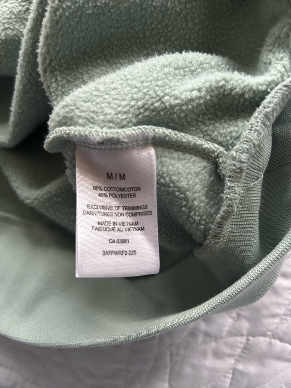Wind River Crewneck Sweatshirt Landscape Graphic Sage Green Size M - Picture 8 of 14